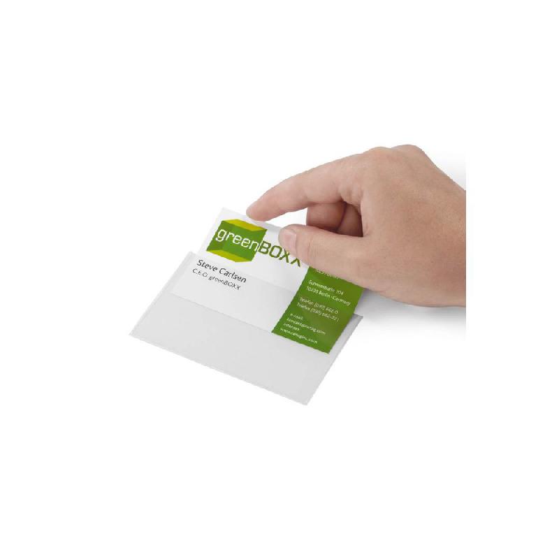 DURABLE POCKETFIX - PORTE-ÉTIQUETTE AUTOCOLLANT - PAQUET 10 UNITÉS