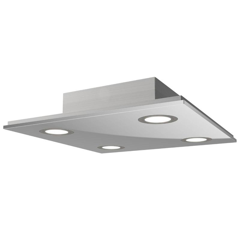 EVOTEC PLAFONNIER LED CARRÉ PANO, MÉTALLIQUE