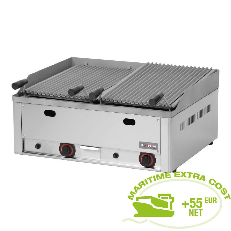 Grill double pierre de lave 1 module 8 kw - WR-GRL-G8_0