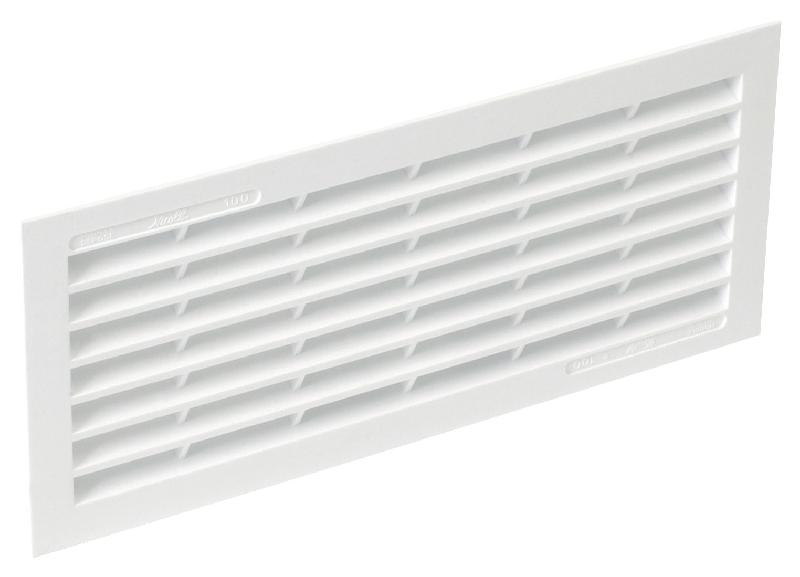 Grille de ventilation en applique type 100cm² rectangulaire 84x230mm - NICOLL - 1b111 - 408810_0