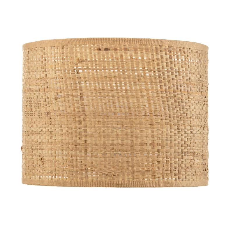 HELAM ABAT-JOUR ABBA E27 Ø20/HAUTEUR 15CM, ROTIN