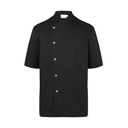 KARLOWSKY Veste de cuisine homme, manches courtes, avec boutons, noir, 48 - 48 noir 4040857948564_0