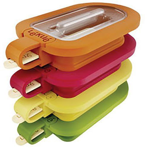LOT DE 4 PIÈCES DE MOULE À ESQUIMAU EN SILICONE MULTICOLORE