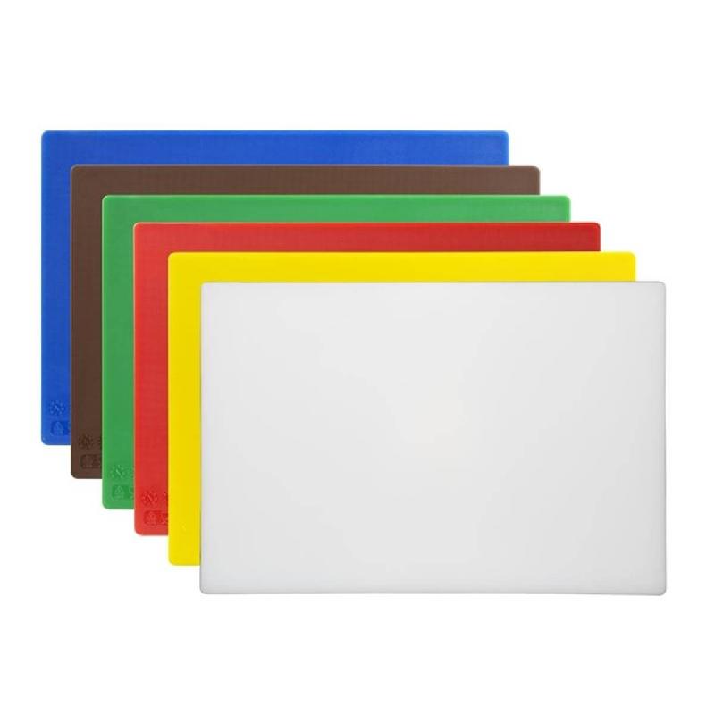 Lot de 6 planches à découper antibactériennes basse densité | Hygiplas - HC870_0