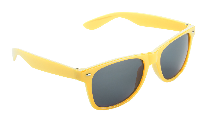 Lunettes de soleil Xaloc - plastique - protection UV 400 - couleur jaune_0