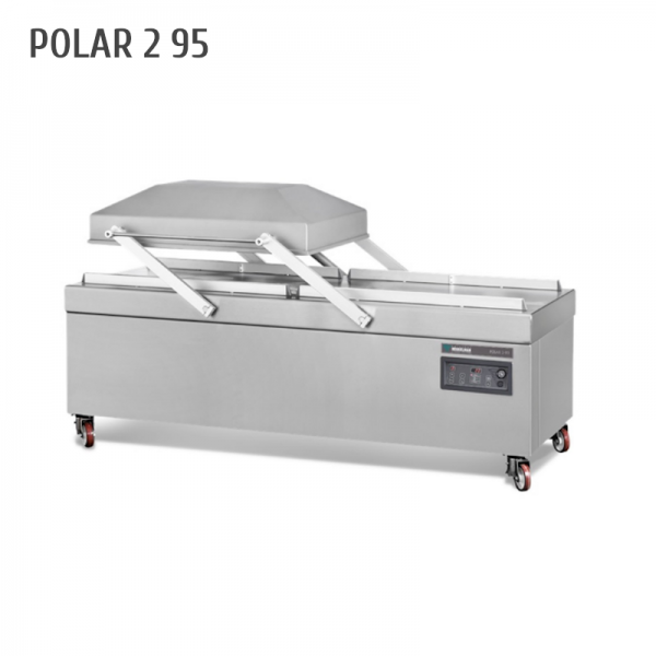 Machine sous vide double cloche Henkelman Polar 2-95 - 300 m³/h, inox, 10 programmes mémorisables_0