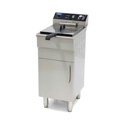 Maxima Friteuse - 16 L - 1 panier - avec robinet de vidange et support - 400V - 3701117760326_0