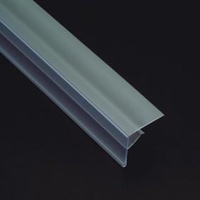 Porte étiquette 26 x 1320 pour tablette verre - Blanc pur RAL 9010_0