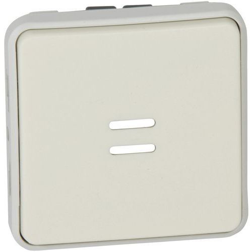 POUSSOIR LUMINEUX PLEXO BLANC - LEGRAND