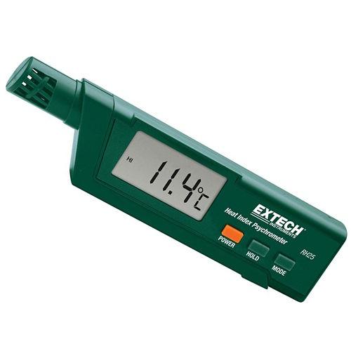 Psychromètre 6-en-1 compact - Humidité, température, indice de chaleur, point de rosée et WBGT - EXTRH25_0