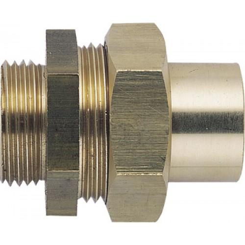RACCORDS - LAITON - UNION DROIT 3 PIÈCES - À JOINT SPHÉRO-CONIQUE - MÂLE DIAMÈTRE 32 DIAMÈTRE 26/34 BRICOZOR