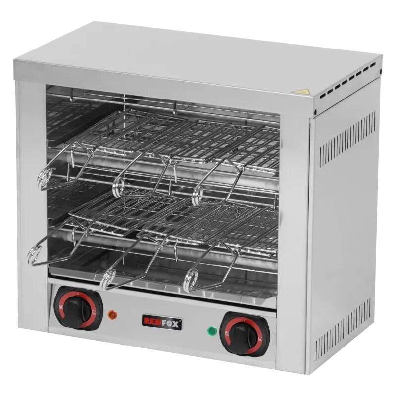 RM GASTRO Toaster 6x pinces 2x grilles de grillades REDFOX - TO 960 GH - REDFOX - 0615402121071_0