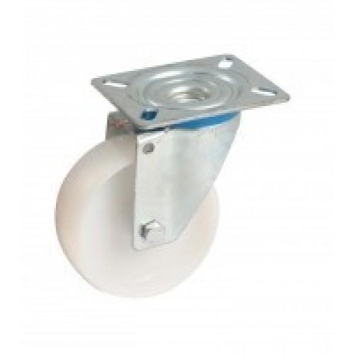 ROULETTE PIVOTANTE POLYAMIDE - 250 MM - 400 KG - ALÉSAGE LISSE AVL