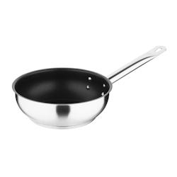 Sauteuse inox antiadhésive Vogue teflon Platinium Plus 200mm - EQFC098_0