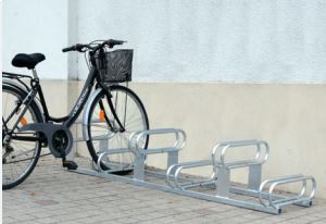 Support vélos à emplacement décalé, utilisable des 2 côtés_0