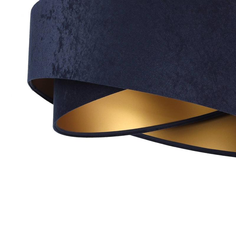 MACO DESIGN SUSPENSION VIVIEN, BICOLORE, BLEU/OR