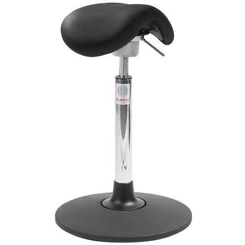 SIÈGE FLEXMATIC EASY SEAT - IMITATION CUIR - HAUT - NOIR - GLOBAL PROFESSIONAL SEATING