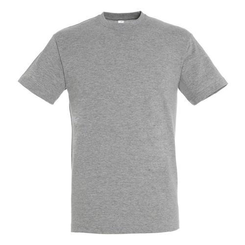 TEE-SHIRT PERSONNALISABLE ACTIVE 190G ADULTE GRIS CHINÉ