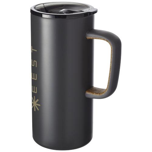 Tasse isotherme Valhalla - isolation cuivre 500ml - poignée en liège tendance_0