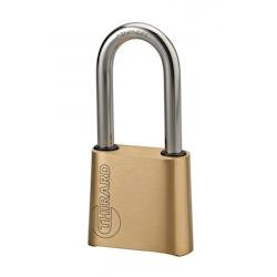Thirard Cadenas à combinaison Tanker 2, laiton, 4 chiffres, intérieur, anse haute acier, 50mm - doré 3150260908046_0