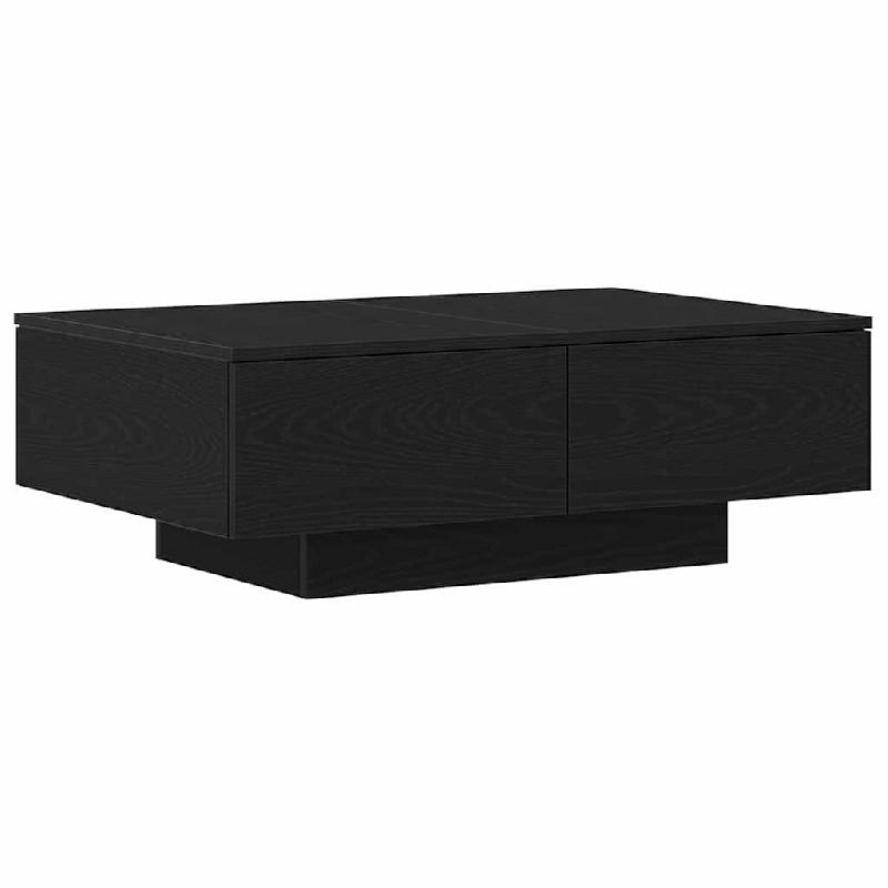 VidaXL Table basse Chêne noir 90 x 60 x 31 cm Bois d'ingénierie Modèle Boréal - 862634_0