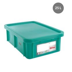 GILAC Bac HACCP rectangulaire  25 L avec couvercle - 3001917057856_0