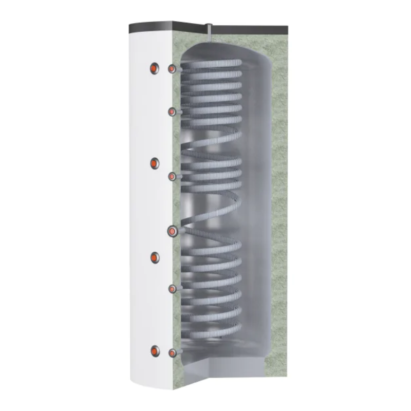 Ballon Combiné Chauffage 600L avec serpentin inox 31 L pour ECS - Thermador - BSES0600HE_0
