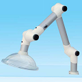 Bras d'extraction TERFU - standard en aluminium anodisé - dimensions 50, 75 et 100 mm_0