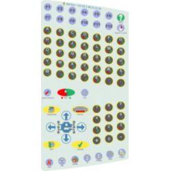 Clavier à coupelles - Polyester ou Polycarbonate - Avec ou sans embossage_0