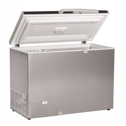 CONGÉLATEUR PROFESSIONNEL PORTE PLEINE ASPECT INOX - 110 L