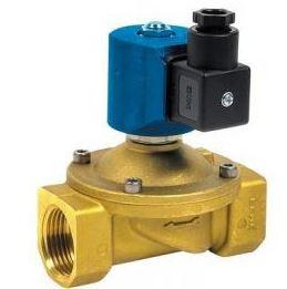 Electrovanne laiton F/F - 3000 - ouverture sous tension - membrane attelée NBR - 110V 50HZ_0
