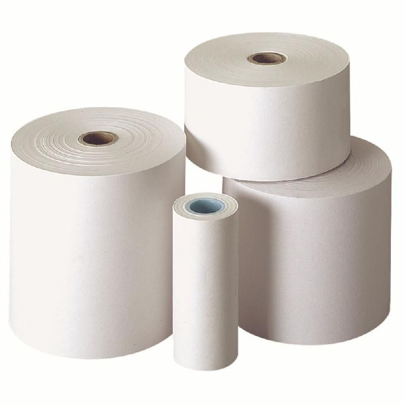 EXACOMPTA BOBINE TERMINAUX CARTES BANCAIRES - PAPIER THERMIQUE 1 PLI - LARGEUR 57 MM X LONGUEUR 30 M X DIAMÈTRE TOTAL 50 MM (LOT DE 20)