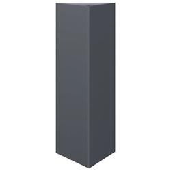 Helloshop26 - Jardinière bac lit surélevé plantes fleurs terrasse jardin triangulaire 30 x 26 x 75 cm acier anthracite 02_0038802 - 3000214055299_0