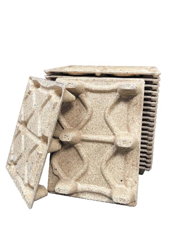 Palette bois moulée - 171812 – 400 x 600 x 120 mm_0