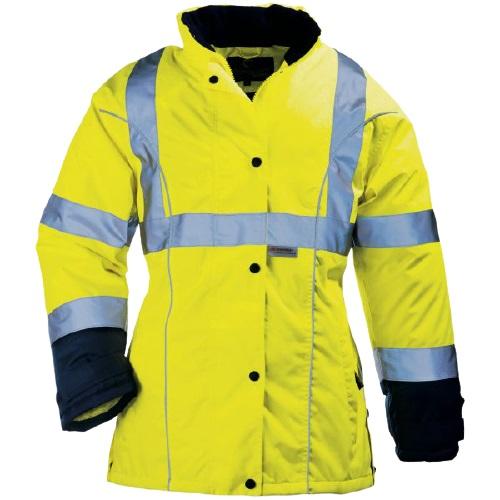 Parka femme airport lady hiviz 3m scotchlite jaune fluo/marine tm - COVERGUARD - 7ailym - 553086_0