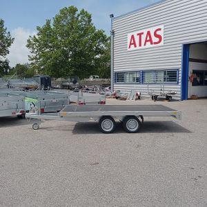 Plateau nu pl 356*170 - 3500 kg ptc 2 essieux roue 13