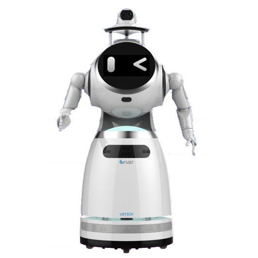 ROBOT DE SERVICE ACCUEIL CRUZR PRÉVENTION UBTECH ROBOTICS, HUMANOÏDE AUTONOME & INTELLIGENT AVEC CAMÉRA THERMIQUE + SOLUTION LOGICIELLE PARTENAIRE CLÉ EN MAIN_0