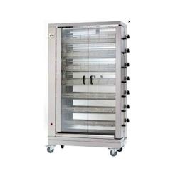 Rôtissoire verticale à gaz - 7 broches - 42 poulets | Mcm espagne - 7EG - 718603515899_0