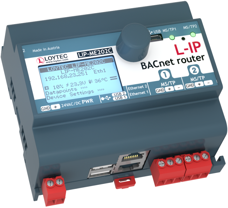 Routeur bacnet/ip - lip - me201c - 2 devis sous 24h