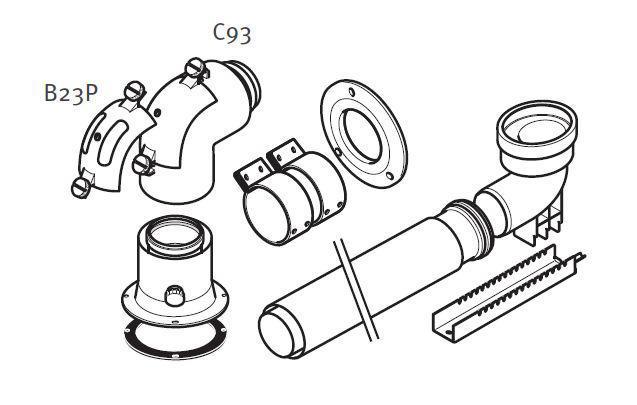 Set de raccordement cheminée 60/100mm b23p et c3s a2050101_0