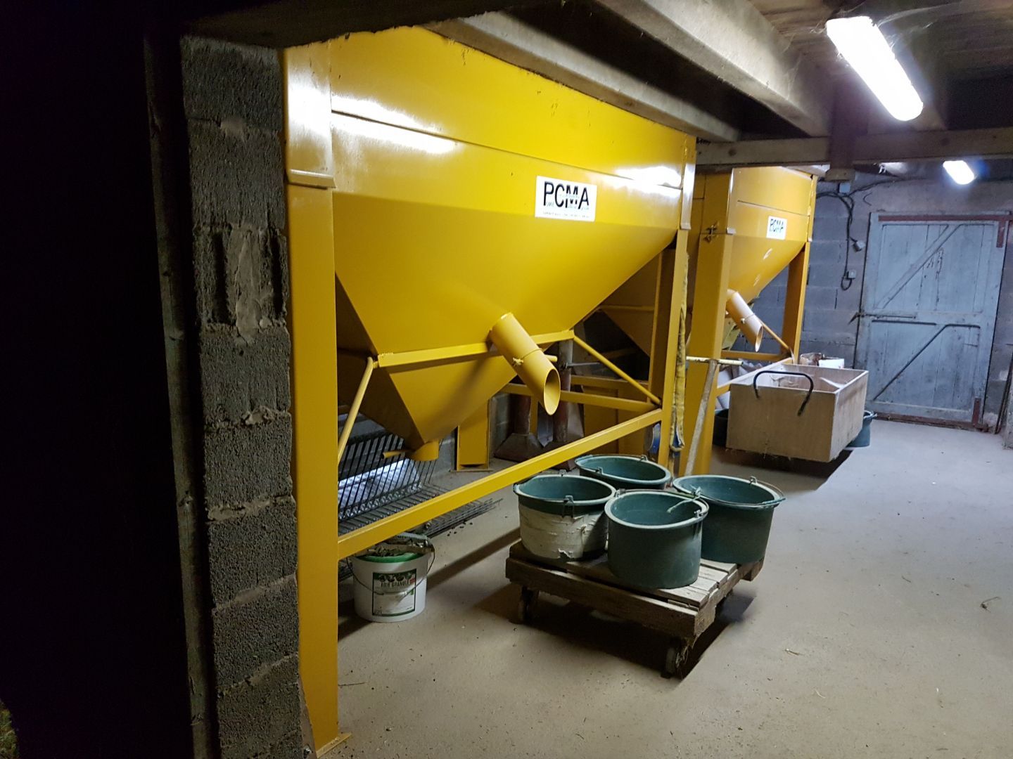 Silo de stockage intérieur sur mesure pour les céréales, la farine et les granulés bois - PCMA_1