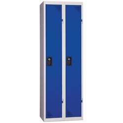 Vestiaire industrie propre - Monobloc - Bleu - 2 colonnes - Largeur 60cm - PROVOST - bleu acier 207000210_0