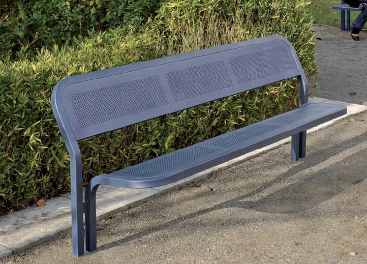 BANC PUBLIC EN ACIER 