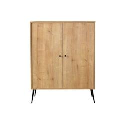 Buffet en aggloméré Calvin 2 portes Hanah Home - marron 8684283661794_0