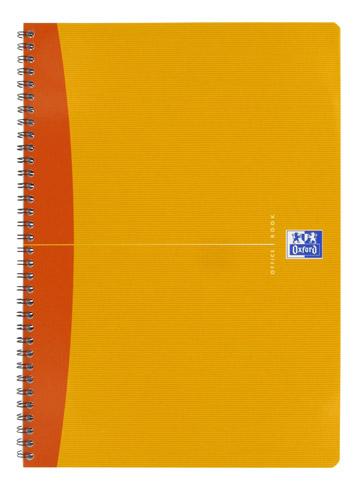 LOT DE 5 - CAHIER SPIRALE OXFORD ESSENTIALS A4 21 X 29,7 CM - PETIT CARREAUX 100 PAGES - COULEURS ASSORTIES