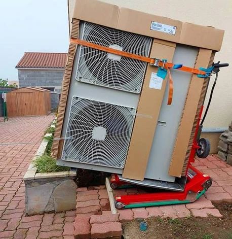 Diable électrique à chenilles - Zonzini DOMINO avec unité extérieure de pompe à chaleur et plateau inclinable_0