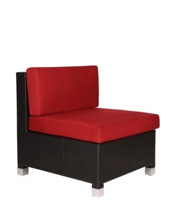 Fauteuil Malta M - Aluminium anthracite, tressage résistant aux intempéries et UV_0