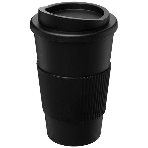 Gobelet isolant Americano® 350 ml - double paroi, bandeau antidérapant en silicone - 21000200_0