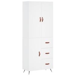 Helloshop26 - Buffet bahut commode armoire meuble de rangement organisateur cuisine salle de séjour salon haut 69,5 x 34 x 180 cm 02_0032705 - 300021_0