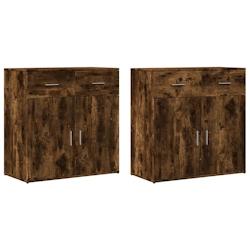Helloshop26 - Buffet bahut commode armoire meuble de rangement organisateur cuisine salle de séjour salons lot de 2 79 x 38 x 80 cm 02_0036749 - 3000_0